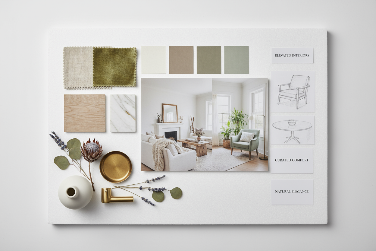 mood boards for interior styling